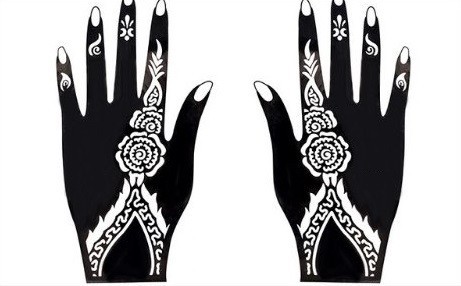 Modèles de tatouage au henné pour les mains J3450 2