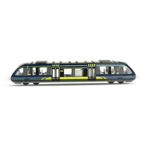 Modell eines realistischen Zuges 17 x 3 x 2,5 cm Legierung aus Metall und ABS-Kunststoff Mini Zugset Sammlermodell Lokomotive Spielzeug blau