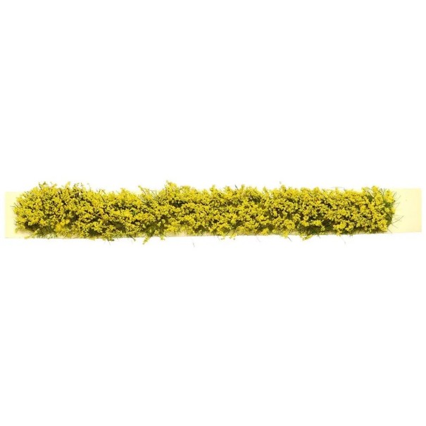 Modelový květinový pás 9 x 1 x 0,6 cm Miniaturní trsy květin Zahradní dekorace pro dioráma Modelová krajina 3
