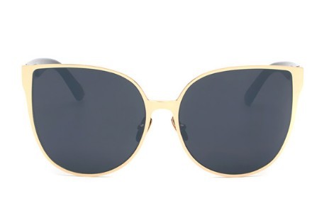 Moderna Cat Eye-solglasögon J2923 grå