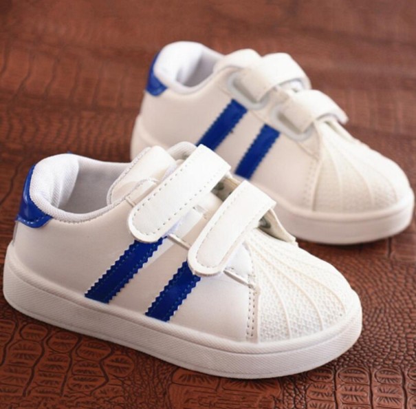 Moderne børnesneakers blå 20,5