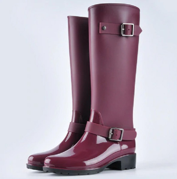 Moderne Damenstiefel J1131 rot 40