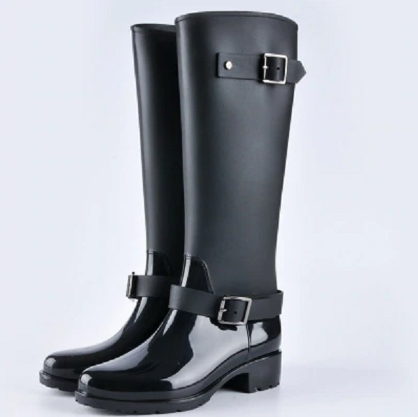 Moderne Damenstiefel J1131 schwarz 38