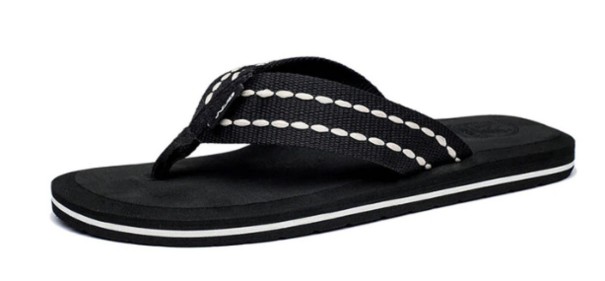 Moderne Flip-Flops für Herren weiß 44