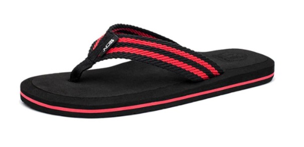 Moderne flip-flops til mænd rød 47