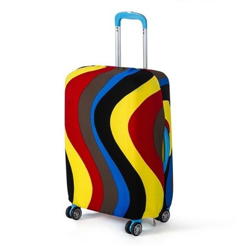 Moderne Gepäckabdeckung mit Regenbogen L