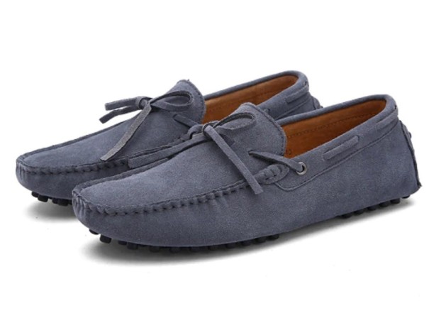 Moderne herenloafers J3212 grijs 46