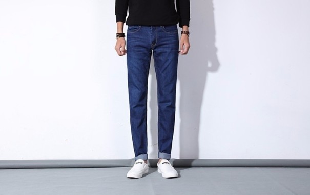 Moderne herrejeans Amelio blå 31