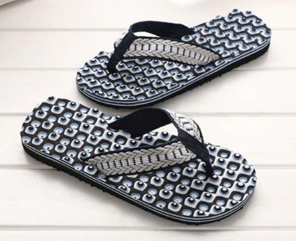 Moderne Herren-Flip-Flops Connor blau 40