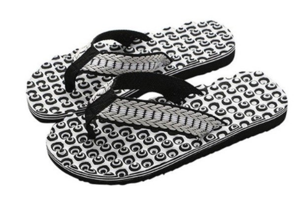 Moderne Herren-Flip-Flops Connor schwarz 44