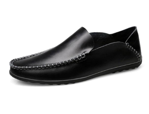 Moderne Herren-Loafer J2657 schwarz 41