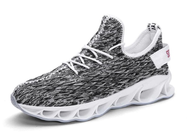 Moderne herresneakers Eric grå 42