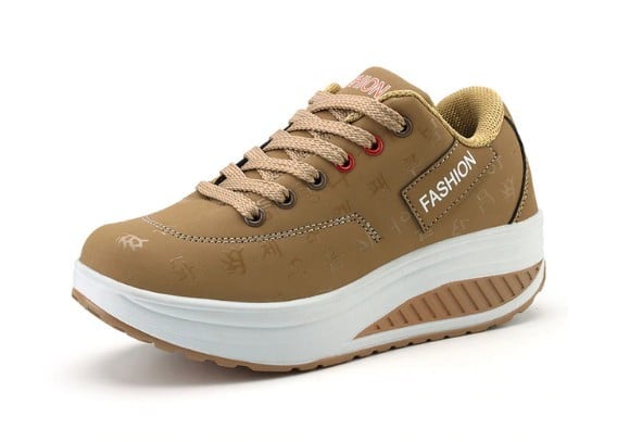 Moderní dámské tenisky Bella J923 khaki 42