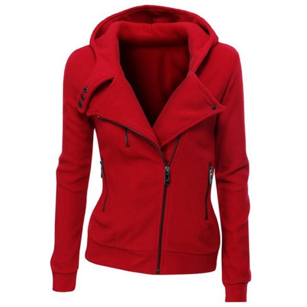 Modischer Damen-Hoodie – Rot S