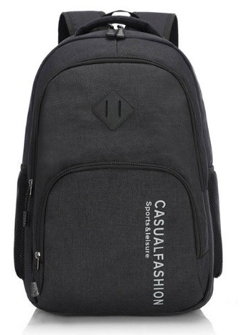 Modischer Studentenrucksack J2019 schwarz