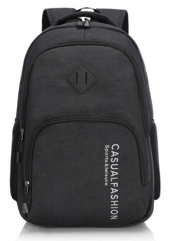 Módny študentský batoh J2019 čierna