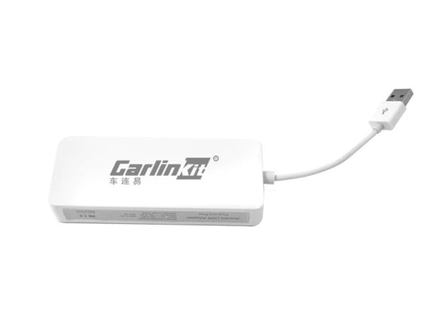 Modul CarPlay pentru autoradio-uri cu sistem Android Conectare prin USB Compatibil cu sistemele Android și iOS Adaptator alb 18,5 x 3,2 cm 1