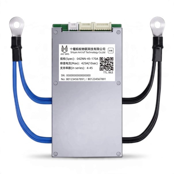 Modulo BMS di Bilanciamento JNFN S Bluetooth 4S 170 A Picco 425 A Per Li-ion LiFePO4 LTO e Na-ion Argento Per biciclette elettriche e monopattini 1