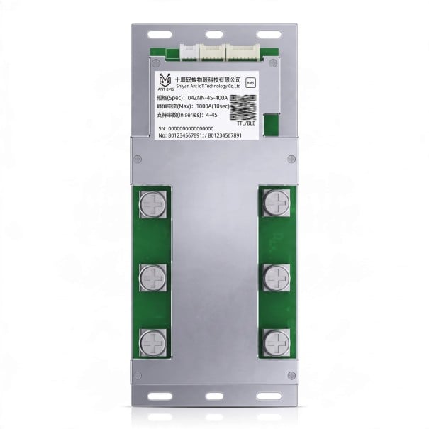 Modulo BMS di bilanciamento JNFN S Bluetooth 4S 400 A Picco 1000 A per Li-ion LiFePO4 LTO e Na-ion Argento per biciclette elettriche e monopattini 1