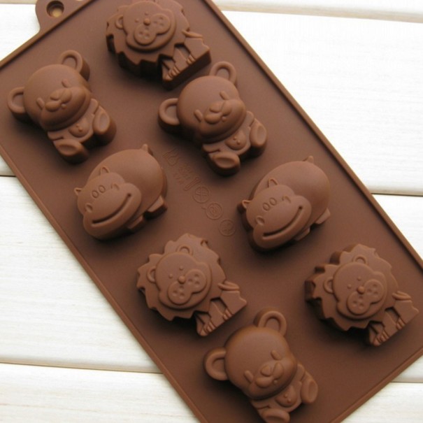 Molde de chocolate con animales 1