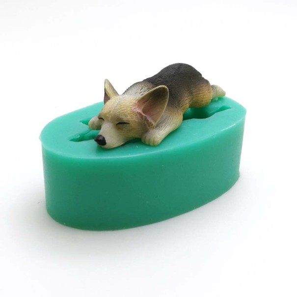 Molde de mazapán con perros 1