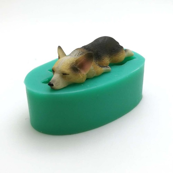 Molde de mazapán con perros 2