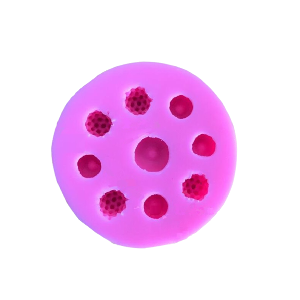 Molde de silicona con forma de bayas 3