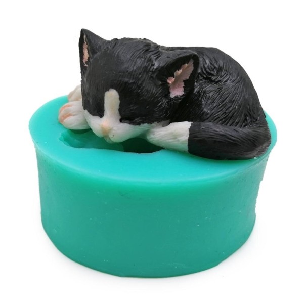 Molde de silicona gato 1
