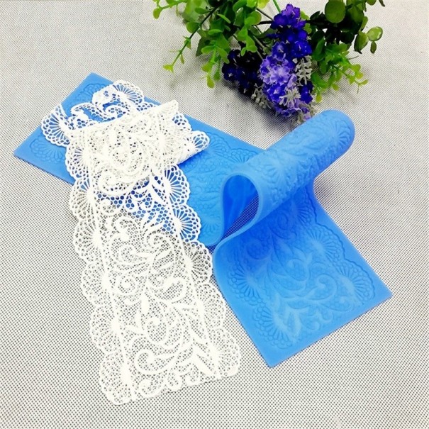 Molde de silicona para encaje comestible 1