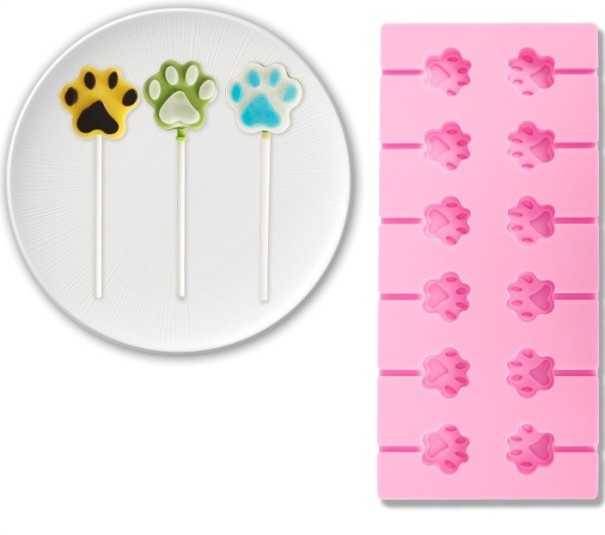 Molde de silicona para piruletas en 3D 6