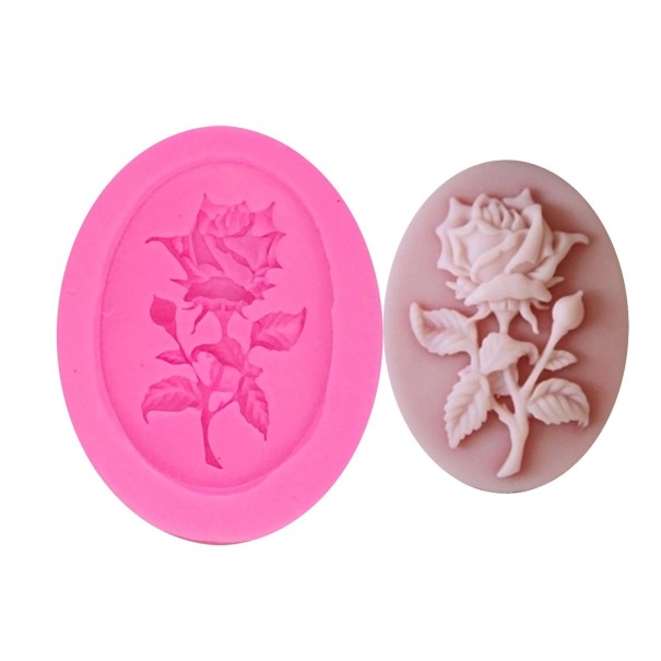 Molde de silicona para rosas A128 1