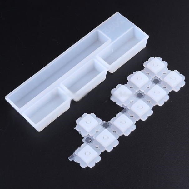 Molde de silicona para teclas de teclado 1