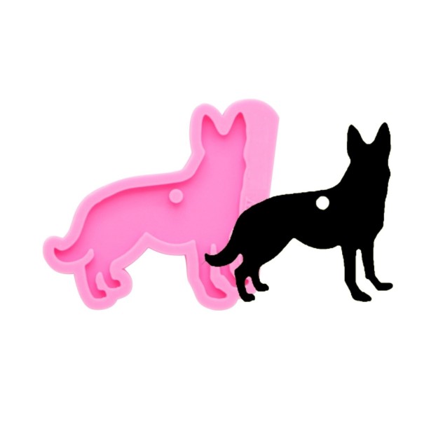 Molde de silicona perro 3