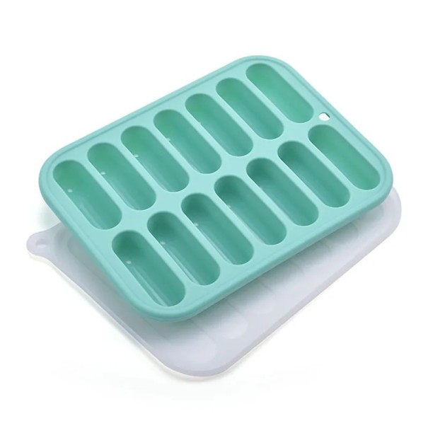 Molde para salchichas casero azul claro