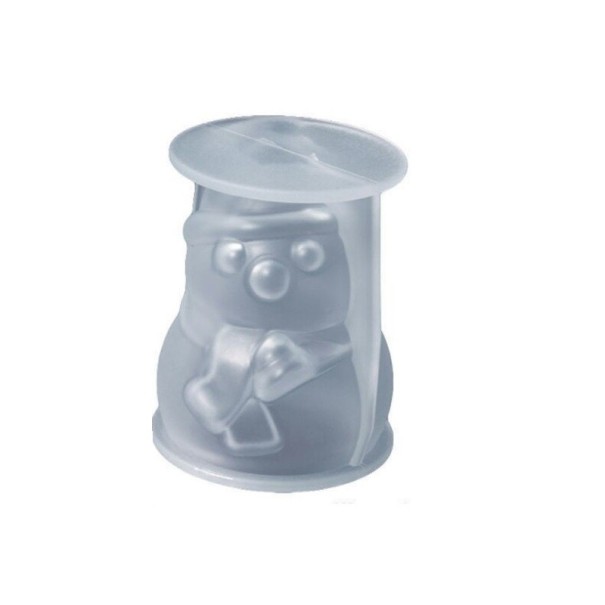 Molde para velas muñeco de nieve 7,5 x 6 cm 1