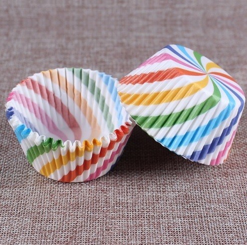 Moldes de papel para muffins 100 uds J3383 3