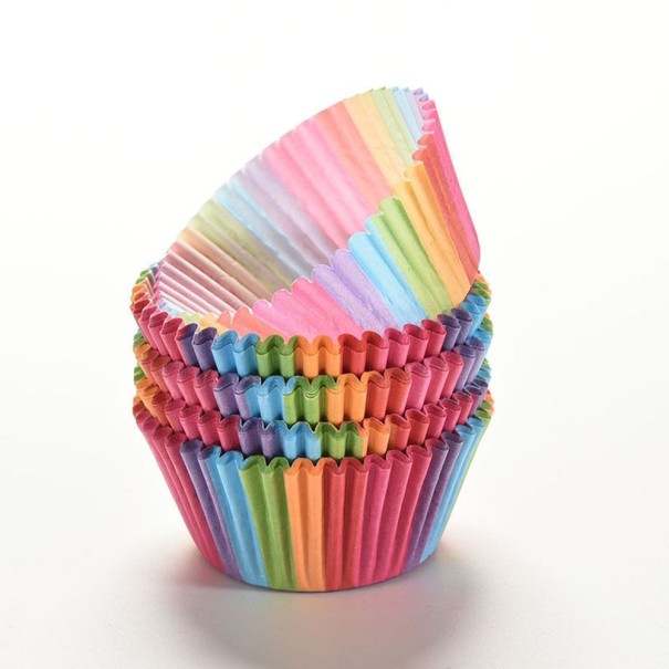 Moldes para muffins arcoiris 100 uds 1