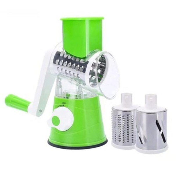 Molinillo de mano casero con 3 rodillos verde Molinillo de mano casero con 3 rodillos verde