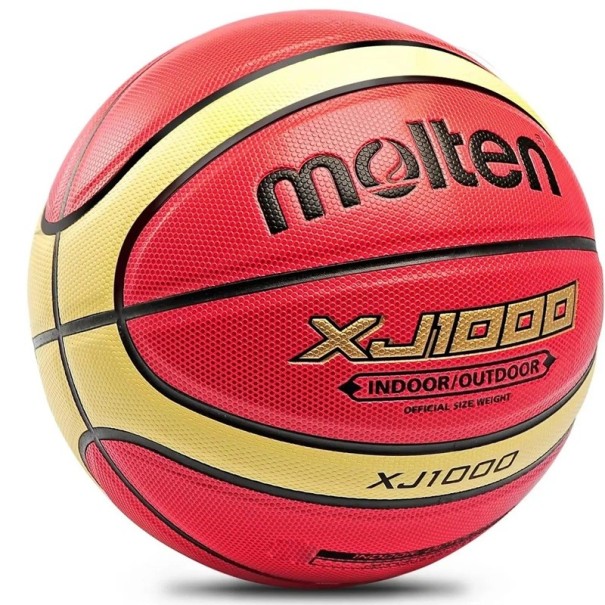 Molten XJ1000 Tamanho 5 Bola de Basquetebol em Pele PU Bola de Treino Durável Jogo Universal Interior Exterior para Crianças Jovens e Adultos 1