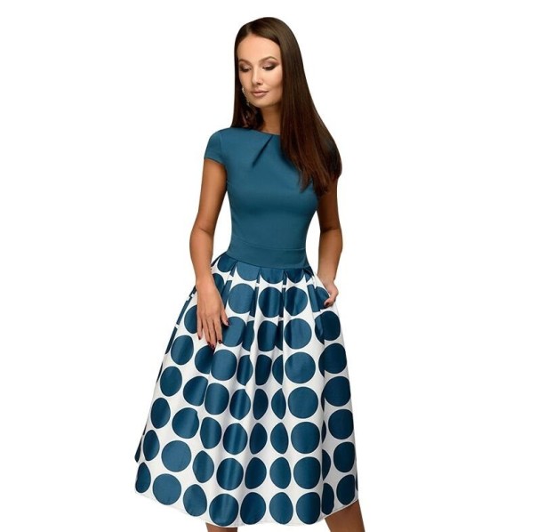 Monica Damenkleid blau M