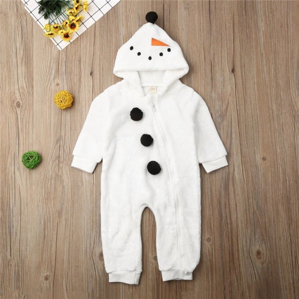 Mono de bebé muñeco de nieve T2637 0-6 meses