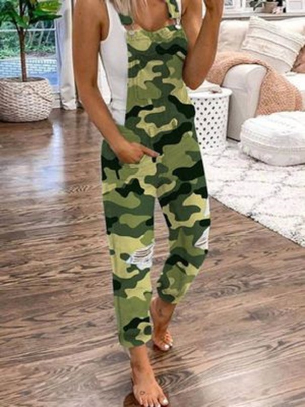 Mono de camuflaje para mujer A2919 XXL