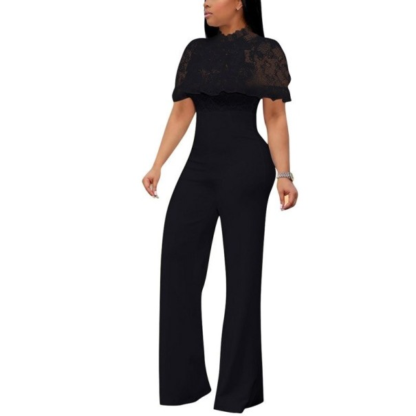 Mono de encaje para mujer B851 negro M
