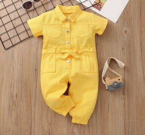 Mono de niña T2649 amarillo 5