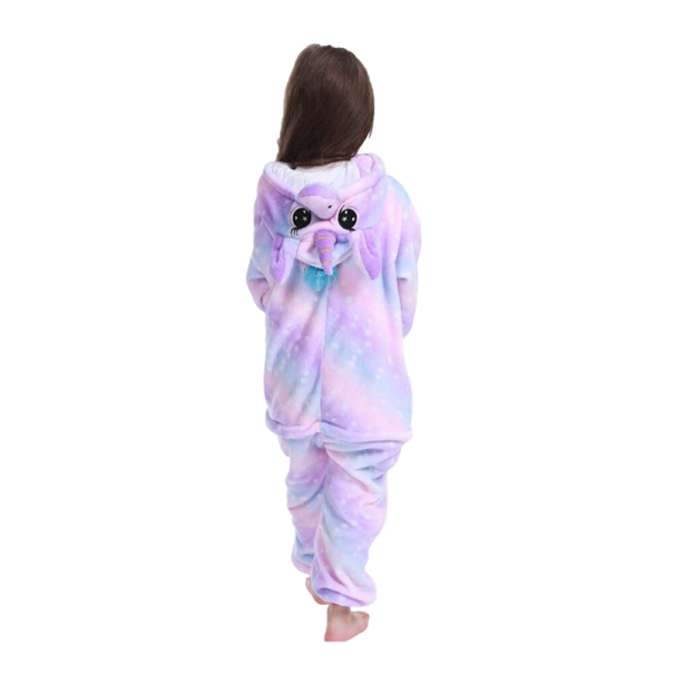 Mono de unicornio arcoiris para niña 5-6 años