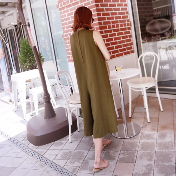 Mono de verano para mujer A2077 verde militar XS