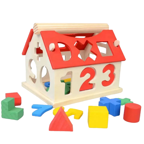 Montessori matematiklegetøj - Hus 1