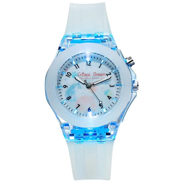 Montres analogiques pour enfants blanc