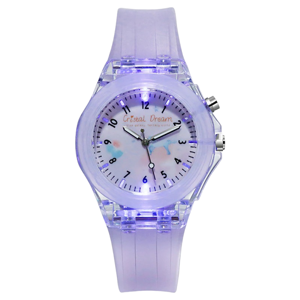 Montres analogiques pour enfants violet
