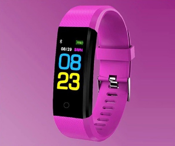 Montres de fitness intelligentes pour enfants violet